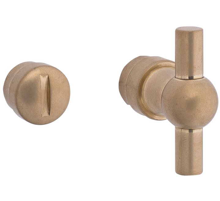 WC olive 5-8 mm Chemin de Fer messing antiek