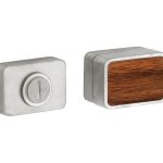 WC-Sluiting 5-8 mm Maximal mat nikkel ongelakt/walnoot