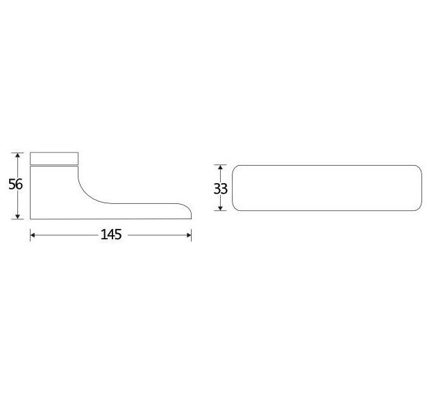 Deurklink op geveerd rozet Maximal pvd mat zwart/parelgrijs - Afbeelding 2