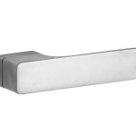 Deurklink op geveerd rozet Minimal mat nikkel ongelakt