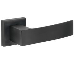 Deurklink op geveerd rozet My pvd mat zwart