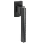 Draaikiepgarnituur Mimolimit links mat zwart pvd