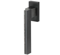 Draaikiepgarnituur Mimolimit rechts mat zwart pvd