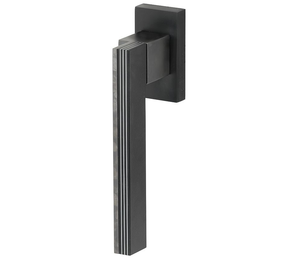 Draaikiepgarnituur Mimolimit rechts mat zwart pvd