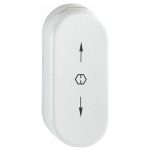 Hoppe afdekrozet voor draaikiep sluiting wit