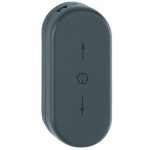 Hoppe afdekrozet voor draaikiep sluiting zwart