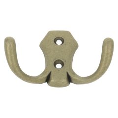 Kapstokhaak dubbel patina