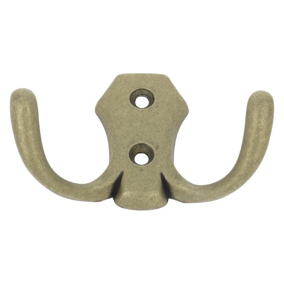 Kapstokhaak dubbel patina