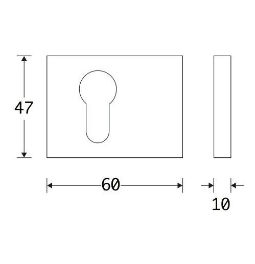 Set van twee PC-plaatjes Maya mat nikkel ongelakt - Afbeelding 2