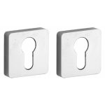 Set van twee PC-plaatjes Minimal/Maximal glans chroom