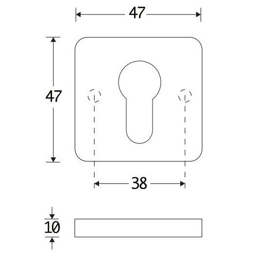 Set van twee PC-plaatjes Minimal/Maximal pvd mat zwart - Afbeelding 2