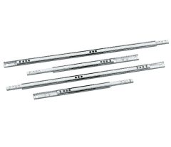 AMIG paar ladegeleiders gedeeltelijk uittrekbaar 310x17 mm staal verzinkt