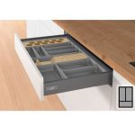 Bestekbak d:370-440mm - b:251-300mm antraciet