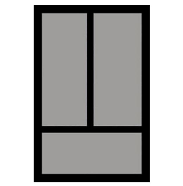 Bestekbak d:370-440mm - b:251-300mm antraciet - Afbeelding 2