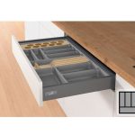 Bestekbak d:370-440mm - b:301-350mm antraciet