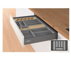 Bestekbak d:370-440mm - b:601-700mm antraciet