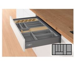 Bestekbak d:370-440mm - b:701-800mm antraciet