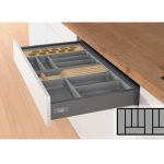 Bestekbak d:370-440mm - b:801-900mm antraciet