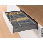 Bestekbak d:441-520mm - b:175-200mm antraciet