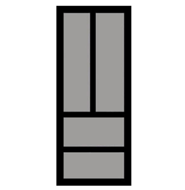 Bestekbak d:441-520mm - b:175-200mm antraciet - Afbeelding 2