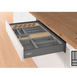 Bestekbak d:441-520mm - b:201-250mm antraciet