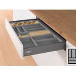 Bestekbak d:441-520mm - b:301-350mm antraciet