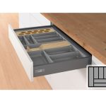 Bestekbak d:441-520mm - b:451-500mm antraciet