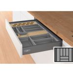 Bestekbak d:441-520mm - b:601-700mm antraciet