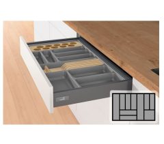 Bestekbak d:441-520mm - b:801-900mm antraciet