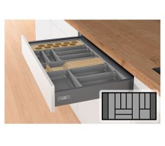 Bestekbak d:441-520mm - b:901-1000mm antraciet