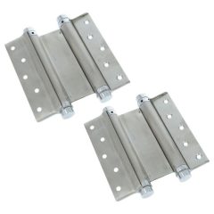 Bommer scharnier dubbelwerkend 150 mm rvs 2 stuks