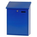 Wandbrievenbus Sebastian blauw