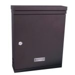 Wandbrievenbus Valencian mat zwart