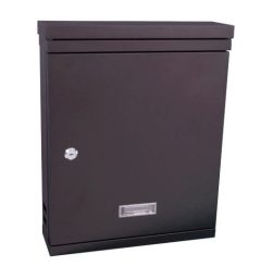 Wandbrievenbus Valencian mat zwart