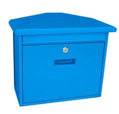 Wandbrievenbus Zamoran blauw