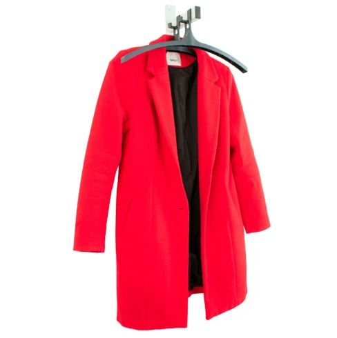 Wandgarderobe met 2 nylon haken en hangers - Afbeelding 3