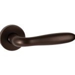 Deurklink op rozet CINO brons