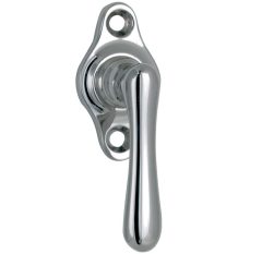 Draaikiepgarnituur Linea klein glans chroom