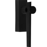 Draaikiepgarnituur TENSE BB100-DKLOCK links mat zwart