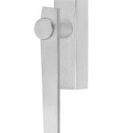 Draaikiepgarnituur TENSE BB101-DKLOCK rechts mat rvs