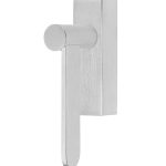 Draaikiepgarnituur TENSE BB102-DKLOCK rechts mat rvs