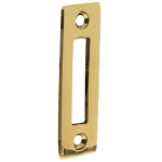 Intersteel sluitplaat vlak tbv wc-overslag "vrij/bezet" messing ongelakt