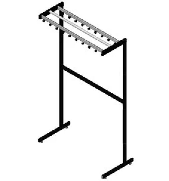 Pro-Line Garderoberek enkelzijdig met 19 haken - Afbeelding 2