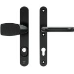 AXA Oval Plus Smal veiligheidsbeslag PC85 SKG3 met kerntrekbeveiliging Wing-knop/kruk zwart