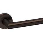 Deurklink op rozet TIPO brons