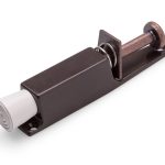 Deurvastzetter voetstift 30x165 mm bruin