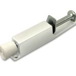 Deurvastzetter voetstift 30x165 mm wit