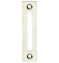 Intersteel sluitplaat vlak tbv wc-overslag "vrij/bezet" nikkel