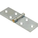 Klepscharnier blank verzinkt 28x80 mm