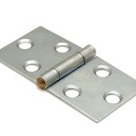 Klepscharnier blank verzinkt 40x80 mm